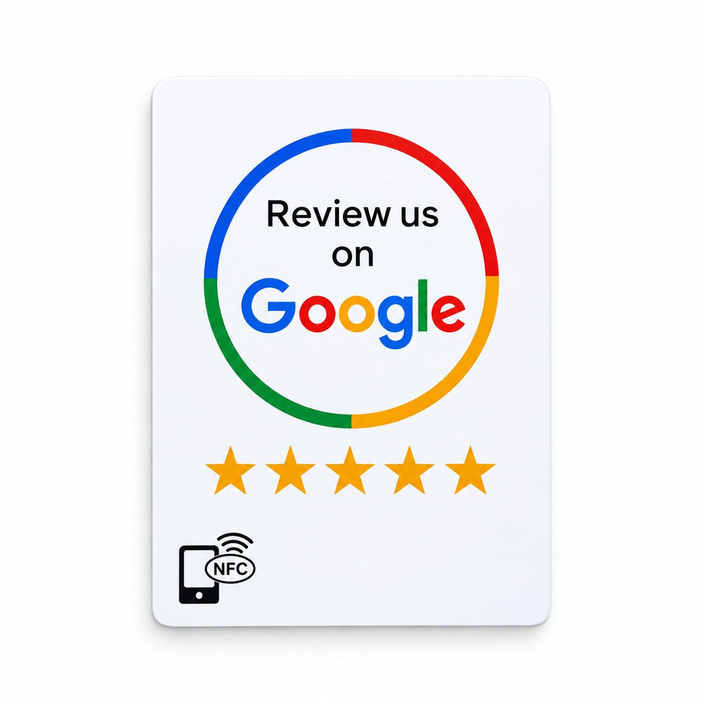1x Google Bewertungs Karte